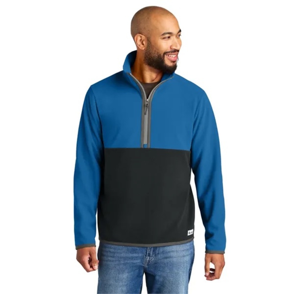 NEW Cotopaxi Amado Fleece Men’s 
 L Half-Zip Pullover Blue Atlantic Colorblock